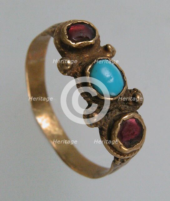 Finger Ring, Frankish, 7th century. Creator: Unknown.