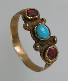 Finger Ring, Frankish, 7th century. Creator: Unknown