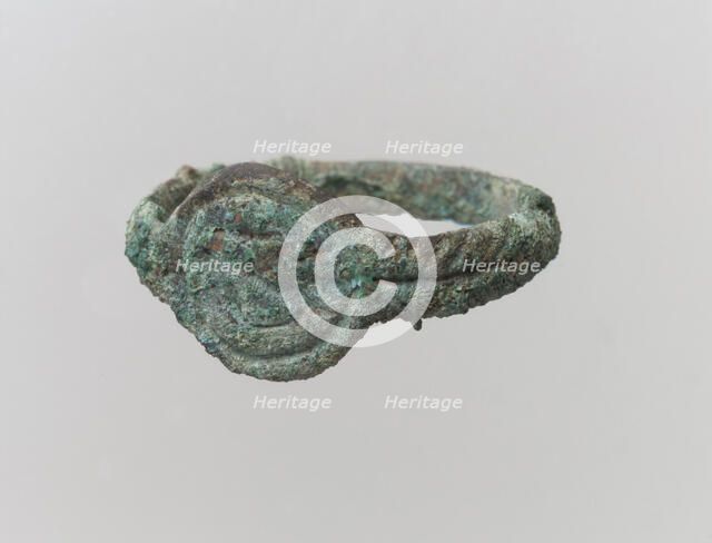 Finger Ring, Frankish, 7th century. Creator: Unknown.