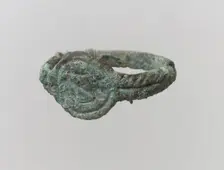 Finger Ring, Frankish, 7th century. Creator: Unknown