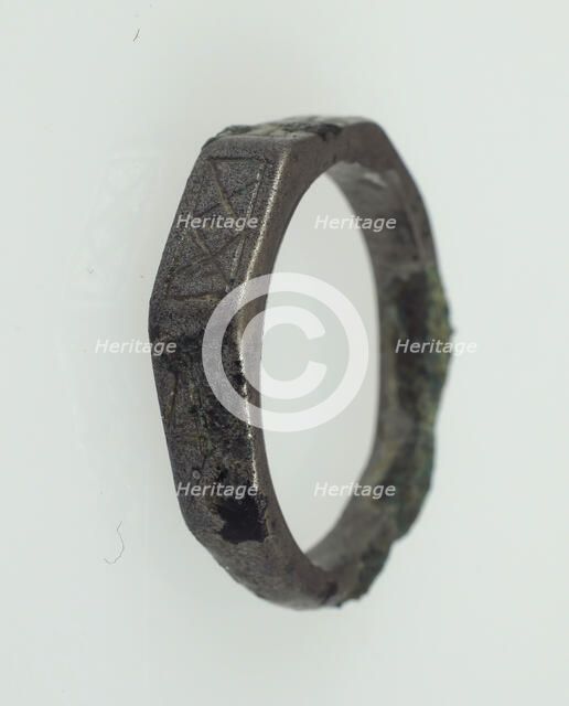 Finger Ring, Frankish (?), 7th century. Creator: Unknown.