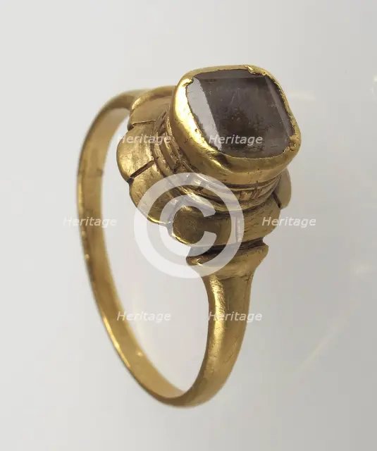 Finger Ring, Frankish, 6th-11th century. Creator: Unknown.