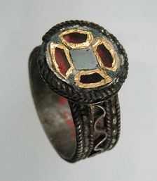 Finger Ring, Frankish, 6th-7th century. Creator: Unknown