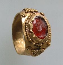 Finger Ring, Frankish, 6th-7th century. Creator: Unknown