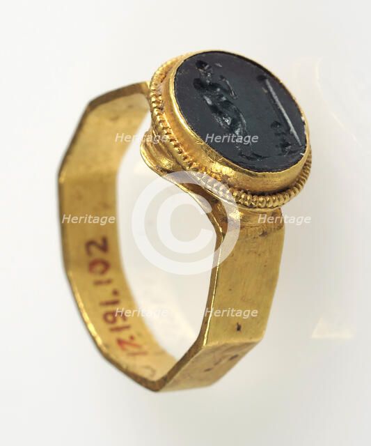Finger Ring, Frankish, 6th-7th century. Creator: Unknown.