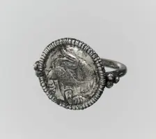 Finger Ring, Frankish, 6th- early 7th century. Creator: Unknown