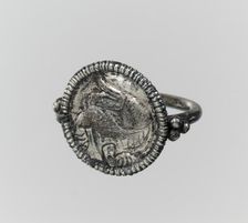 Finger Ring, Frankish, 6th- early 7th century. Creator: Unknown