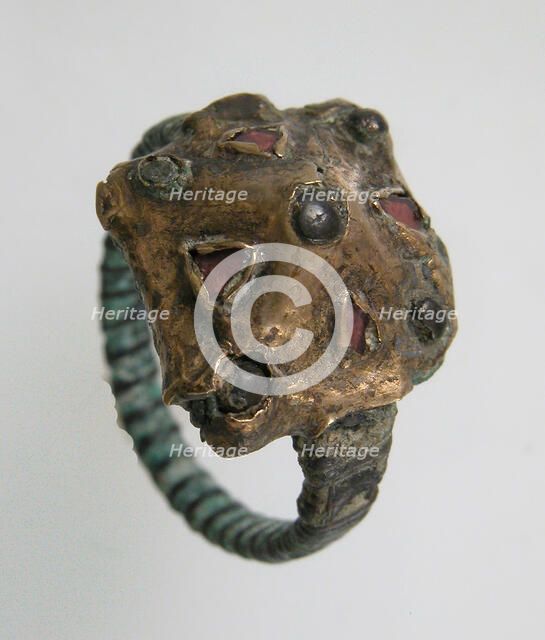 Finger Ring, Frankish, ca. 600. Creator: Unknown.