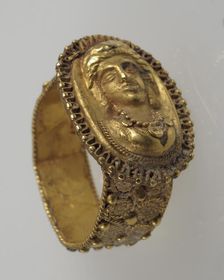 Finger Ring, Late Roman, 6th-7th century. Creator: Unknown