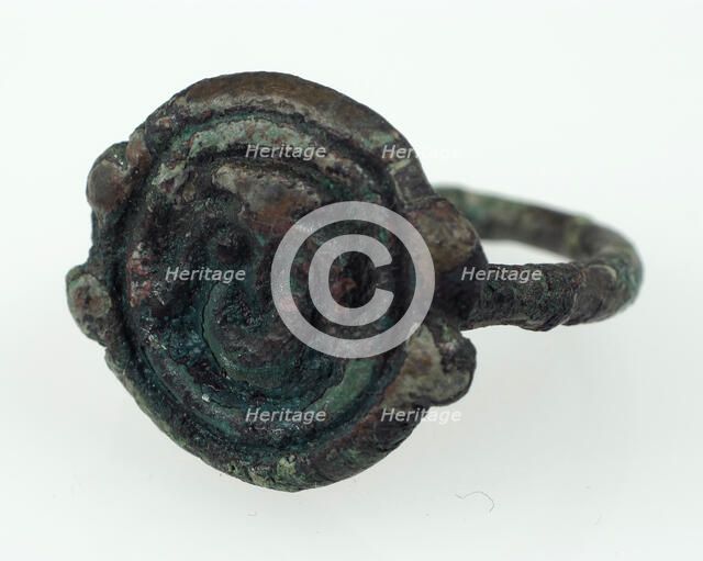 Finger ring, Langobardic, 6th-7th century. Creator: Unknown.