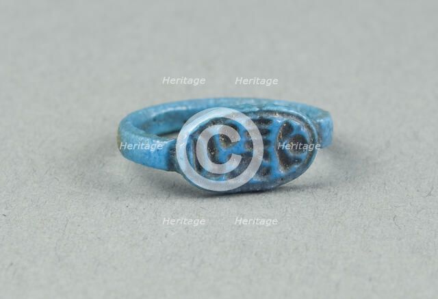 Finger Ring with the Throne Name of King Horemheb, Egypt, New Kingdom, Dynasty 18, reign of... Creator: Unknown.