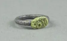 Finger Ring with the Throne Name of King Psusennes II, Egypt, Third Intermediate Period, Dynasty 21. Creator: Unknown