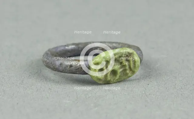 Finger Ring with the Throne Name of King Psusennes II, Egypt, Third Intermediate Period, Dynasty 21. Creator: Unknown.
