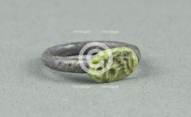 Finger Ring with the Throne Name of King Psusennes II, Egypt, Third Intermediate Period, Dynasty 21. Creator: Unknown.