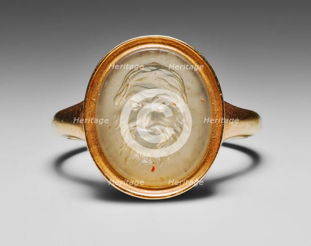 Finger Ring with Engraved Gemstone, 1st century. Creator: Unknown.