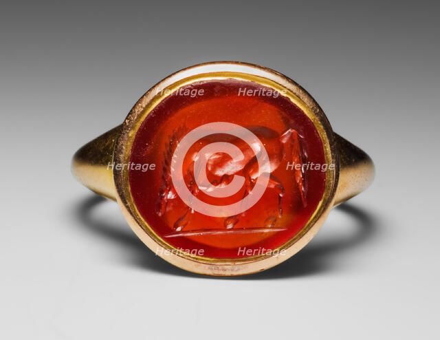 Finger Ring with Engraved Gemstone, Gemstone: 1st century  Ring: modern. Creator: Unknown.