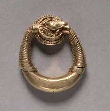 Finger Ring with Frog, c. 1353-1337 BC. Creator: Unknown