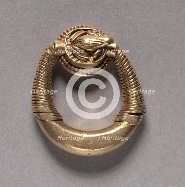 Finger Ring with Frog, c. 1353-1337 BC. Creator: Unknown.