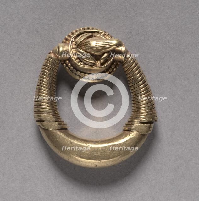 Finger Ring with Frog, c. 1353-1337 BC. Creator: Unknown.