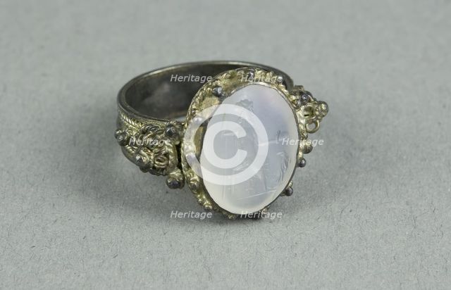 Finger Ring with Intaglio Depicting Zeus, 1st-2nd century. Creator: Unknown.