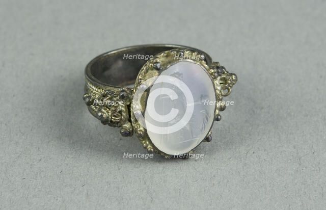Finger Ring with Intaglio Depicting Zeus, 1st-2nd century. Creator: Unknown.