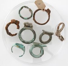 Finger Rings, Coptic, 4th-7th century. Creator: Unknown