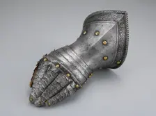 Fingered Gauntlet for the Left Hand, Northern Italy, c. 1560. Creator: Unknown