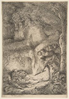 Finding the bodies of Saints Peter and Paul, 1645-51. Creator: Giovanni Benedetto Castiglione