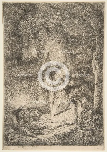Finding the bodies of Saints Peter and Paul, 1645-51. Creator: Giovanni Benedetto Castiglione.