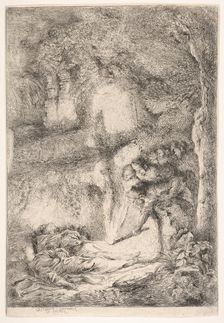 Finding the bodies of Saints Peter and Paul, ca. 1647-51. Creator: Giovanni Benedetto Castiglione