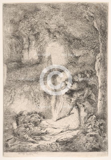 Finding the bodies of Saints Peter and Paul, ca. 1647-51. Creator: Giovanni Benedetto Castiglione.