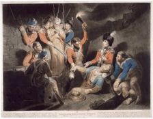 Finding of the Body of Tippoo Sultan..., 1799, (1800). Creator: Samuel William Reynolds