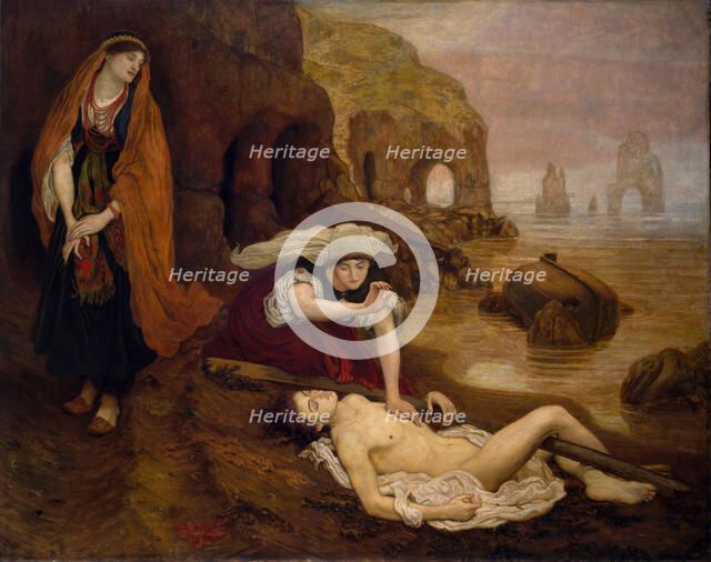 Finding of Don Juan by Haidee, c1870. Creator: Ford Madox Brown.