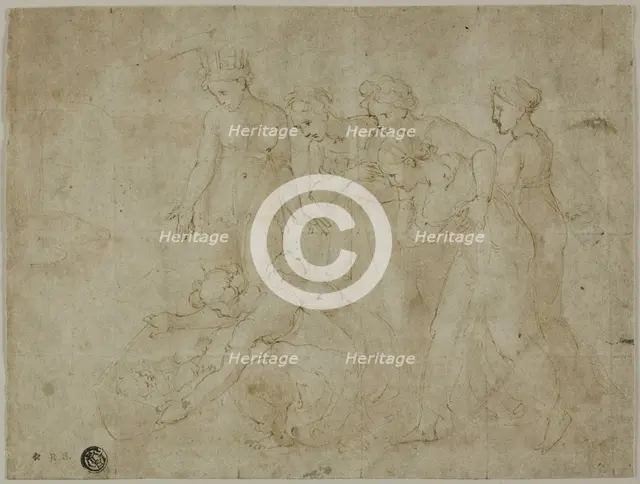 Finding of Moses, 1518/19. Creator: Unknown.