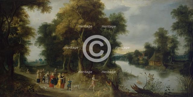 Finding of Moses, 1617. Creators: Jasper van der Laanen, Hans Jordaens III.