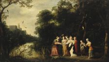 Finding of Moses, 1621. Creator: Abraham Govaerts