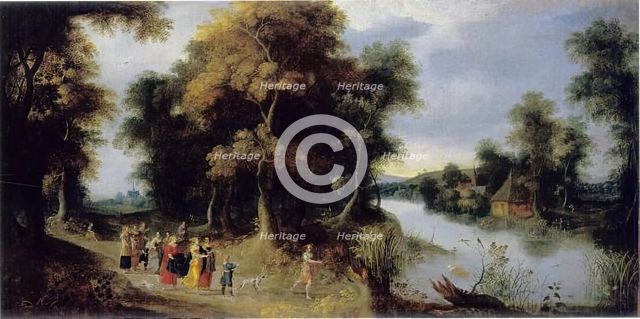 Finding of Moses, 1622. Creators: Jasper van der Lanen, Hans Jordaens III.