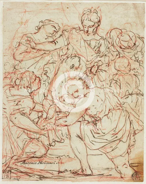 Finding of Moses, late 17th-early 18th century. Creator: Antonio Molinari.