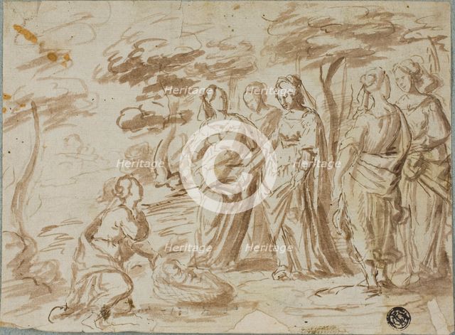 Finding of Moses, n.d. Creator: Unknown.