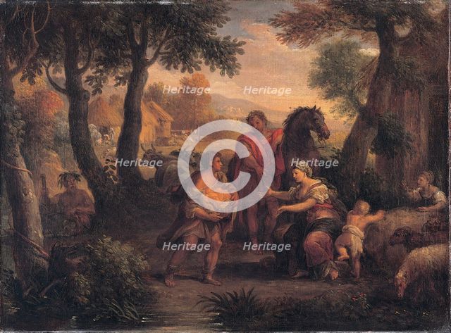 Finding of Romulus and Remus, c. 1720-1740. Artist: Lucatelli, Andrea (1695-1741)