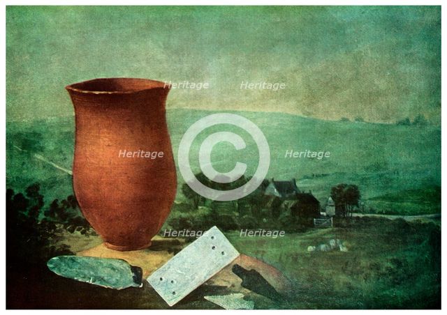 Finds from a Breaker barrow, 1814 (1956). Artist: Unknown