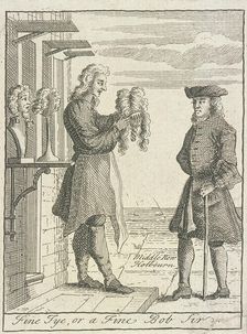 Fine Tye, or a Fine Bob Sir Cries of London, (c1688?). Artist: Anon