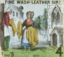 Fine Wash-leather Sir! Cries of London, c1840. Artist: TH Jones