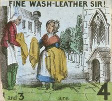 Fine Wash-leather Sir! Cries of London, c1840. Artist: TH Jones