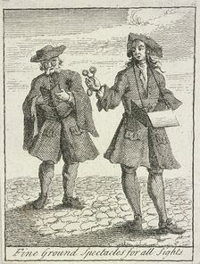 Fine Ground Spectacles for all Sights Cries of London, (c1688?). Artist: Anon