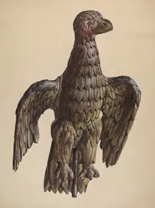 Finial Eagle, c. 1937. Creator: James McLellan