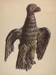 Finial Eagle, c. 1937. Creator: James McLellan