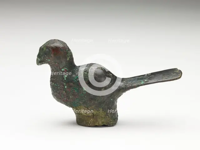 Finial in the form of a bird, Han dynasty, 206 BCE-220 CE. Creator: Unknown.