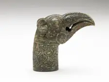 Finial in the form of a bird head, Eastern Zhou dynasty, Possibly 6th-5th century BCE. Creator: Unknown