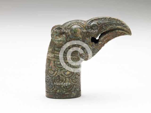 Finial in the form of a bird head, Eastern Zhou dynasty, Possibly 6th-5th century BCE. Creator: Unknown.